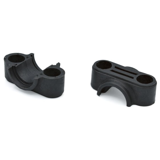 Soporte eje dirección mini quad Ø18mm - Motosapollo.com 2