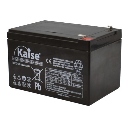 Kaise batería 12v 12ah plomo ácido - Motosapollo.com