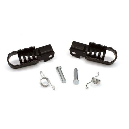 Juego estriberas plegables de hierro minicross  - Motosapollo.com