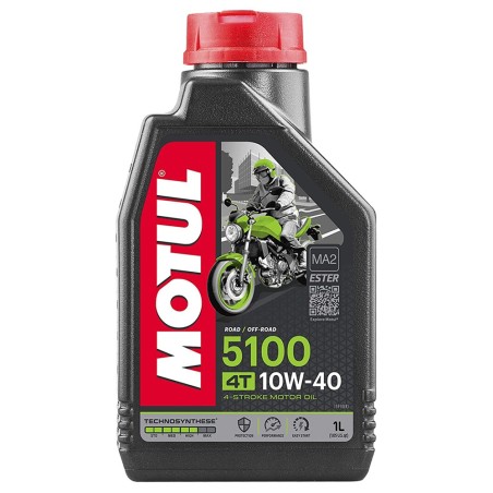 Aceite Motul 4 tiempos 10W40 5100 1L pit bike o quad motor 4 tiempos