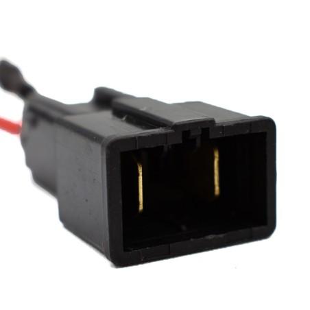 Conector batería mini quad macho faston 2 pin - Motosapollo.com