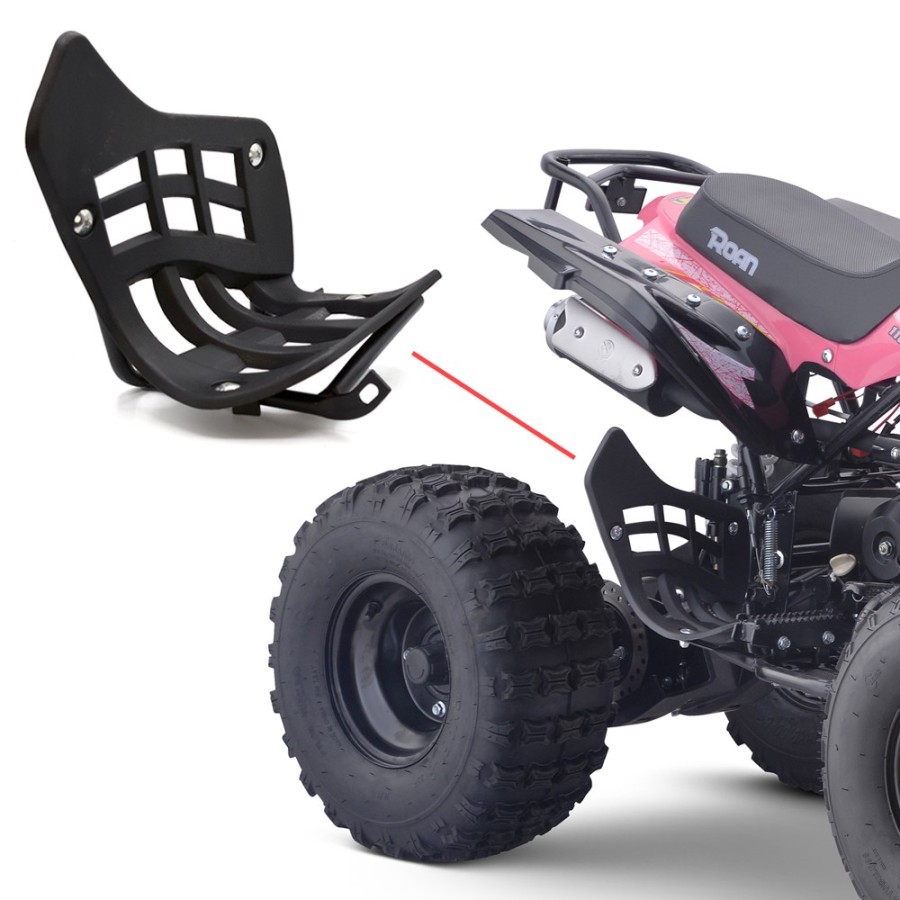 Juego soporte de pies quad con protector - Motosapollo.com