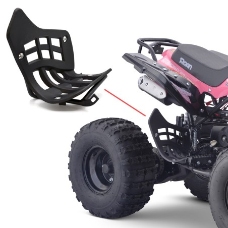 Juego soporte de pies quad con protector - Motosapollo.com