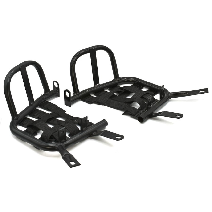 Juego reposapies de acero quad gasolina motor 4 tiempos