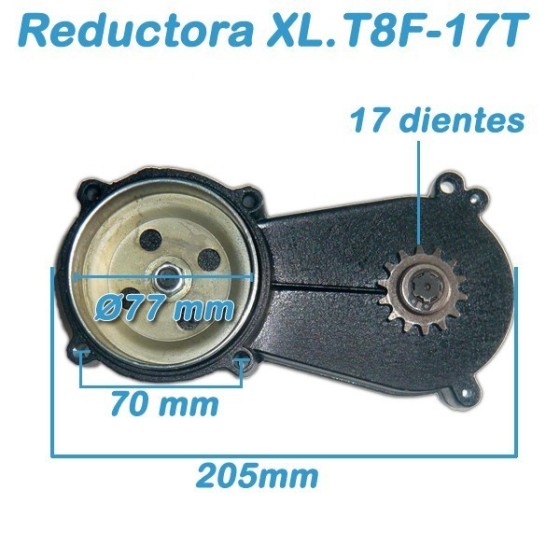 Campana reductora XL T8F-17T - 2 2