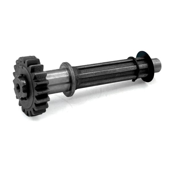Kit piñon caja cambio secundario 116mm - Motosapollo.com