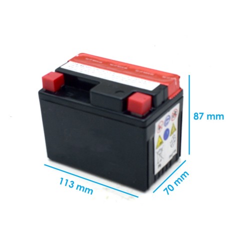 Batería 12v 3ah quads - pit bikes - Motosapollo.com