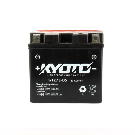 Batería 12V-6AH KYOTO GTZ7S-BS AGM - Motosapollo.com