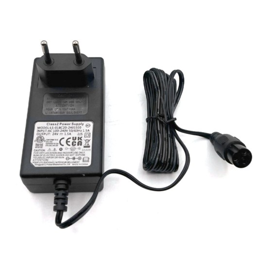 Cargador batería hembra 24v 1.5 ah minicross - Motosapollo.com