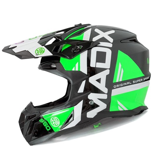 Casco motocross adulto Madix - Motosapollo.com