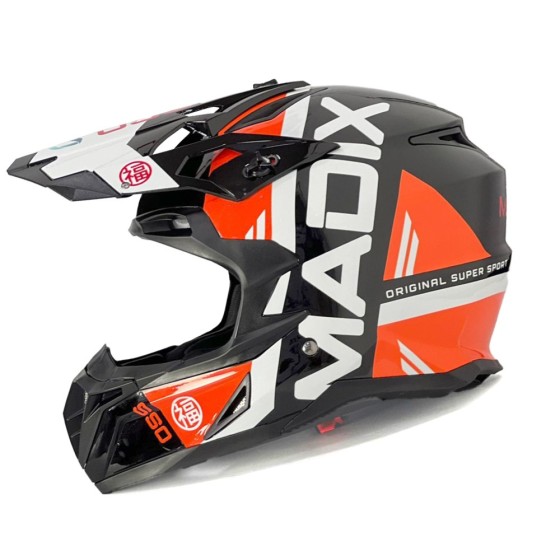 Casco motocross adulto Madix - Motosapollo.com 2