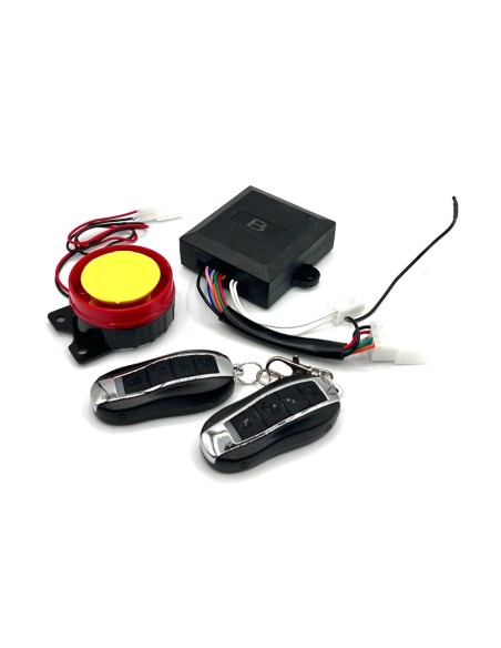 Alarma con sistema arranque y paro miniquads