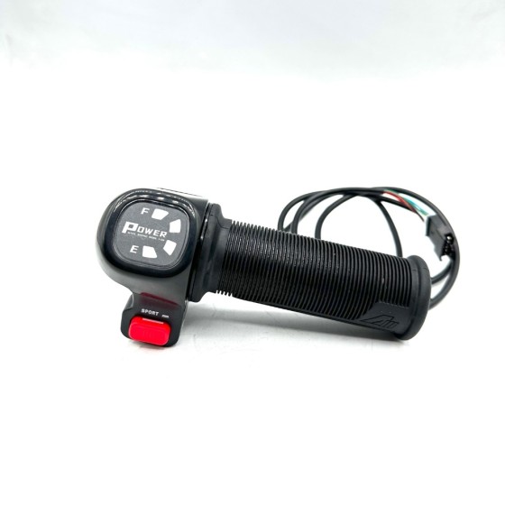 ACELERADOR ELECTRICO 24V CON INDICADOR BICICLETA 2