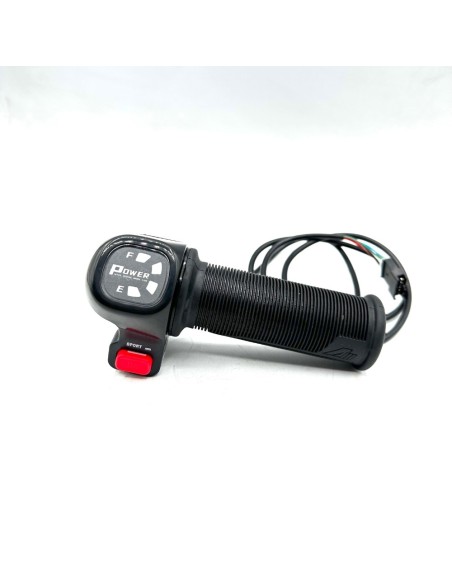 ACELERADOR ELECTRICO 24V CON INDICADOR BICICLETA