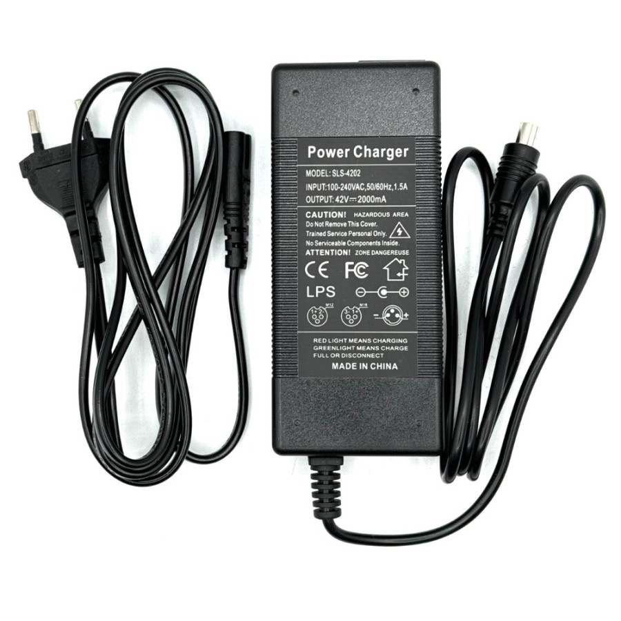 CARGADOR BATERIA MACHO 42V-2AH PATINETE