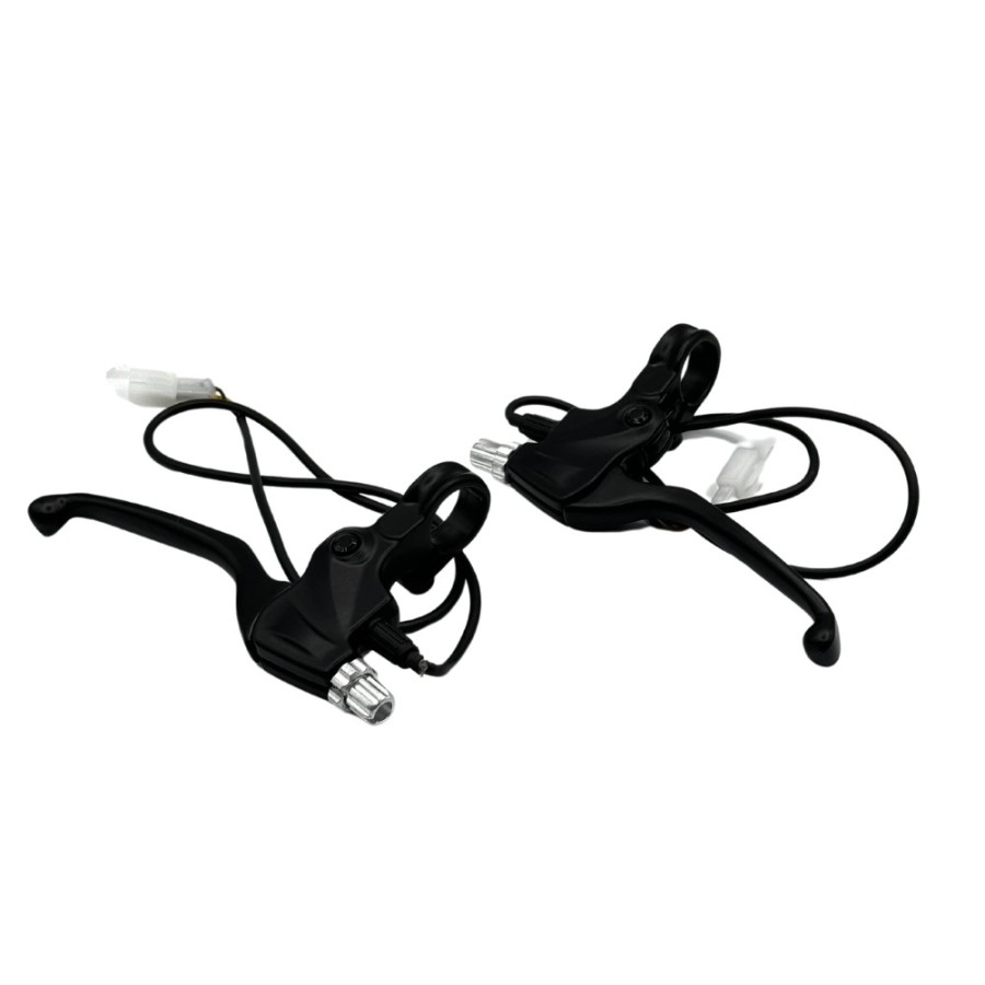JUEGO MANETAS FRENO CON SENSOR metal