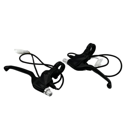 JUEGO MANETAS FRENO CON SENSOR metal
