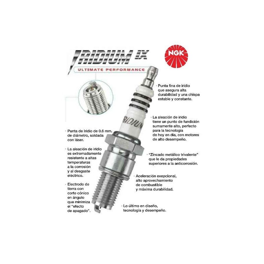 Bujia NGK iridium CR8HIX competición