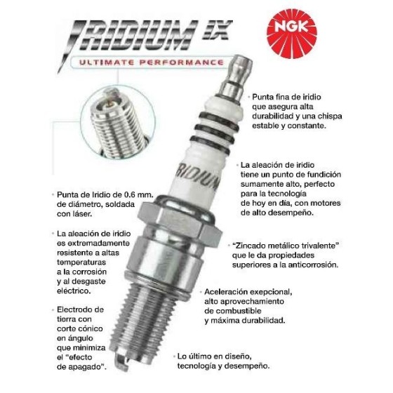 Bujia NGK iridium CR7HIX competicion - 1 2