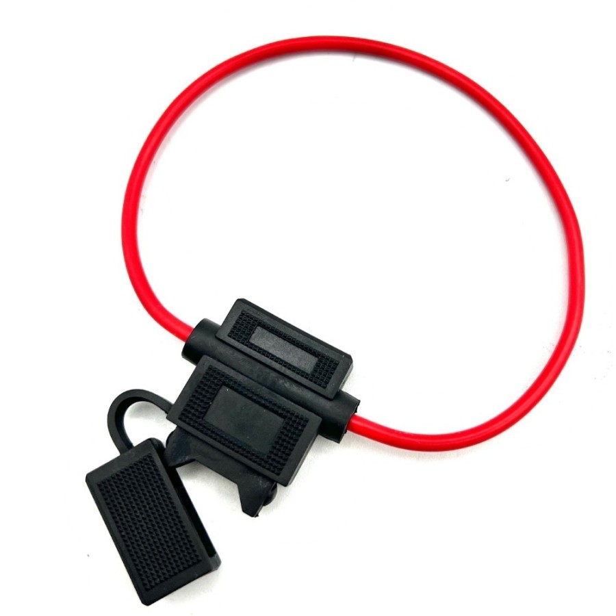 Portafusible tipo lamino con tapa para motos eléctricas-motosapollo.com