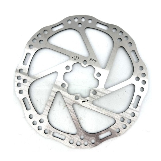 Disco freno delantero 160-30mm para bici RXF EVO-motosapollo.com