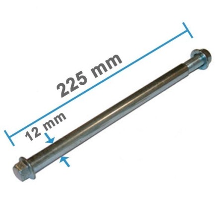 Eje rueda 225 x 12mm - 1