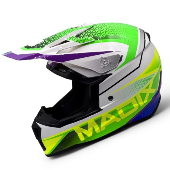 Casco niño motocross madix kid25-motosapollo.com