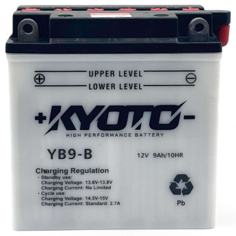 Batería 12V-9AH YB9-B KYOTO - motosapollo.com