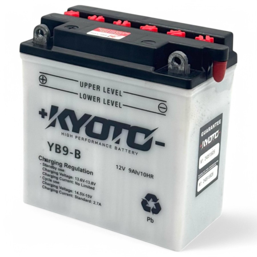 Batería 12V-9AH YB9-B KYOTO - motosapollo.com