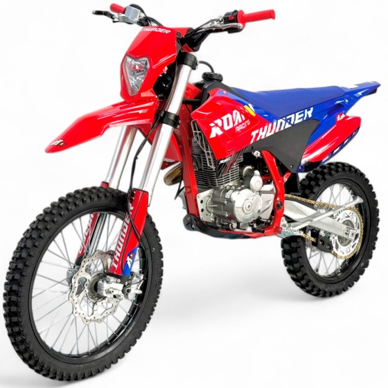 Pit Bike Apollo Thunder 300cc 21/18" faro e intermitente - Motosapollo.com