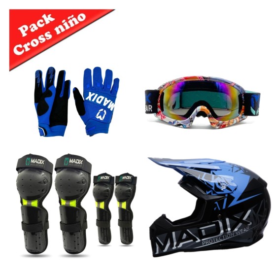 Pack protecciones Cross niño - Motosapollo.com 2