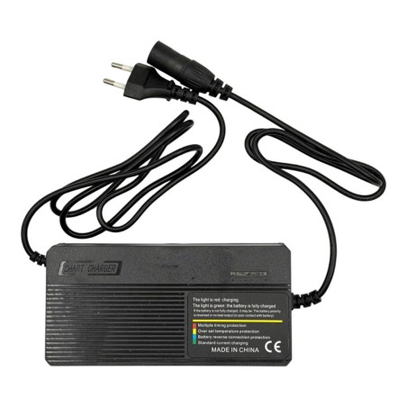 Cargador batería R2 macho 60V 3.0Ah con ventilador