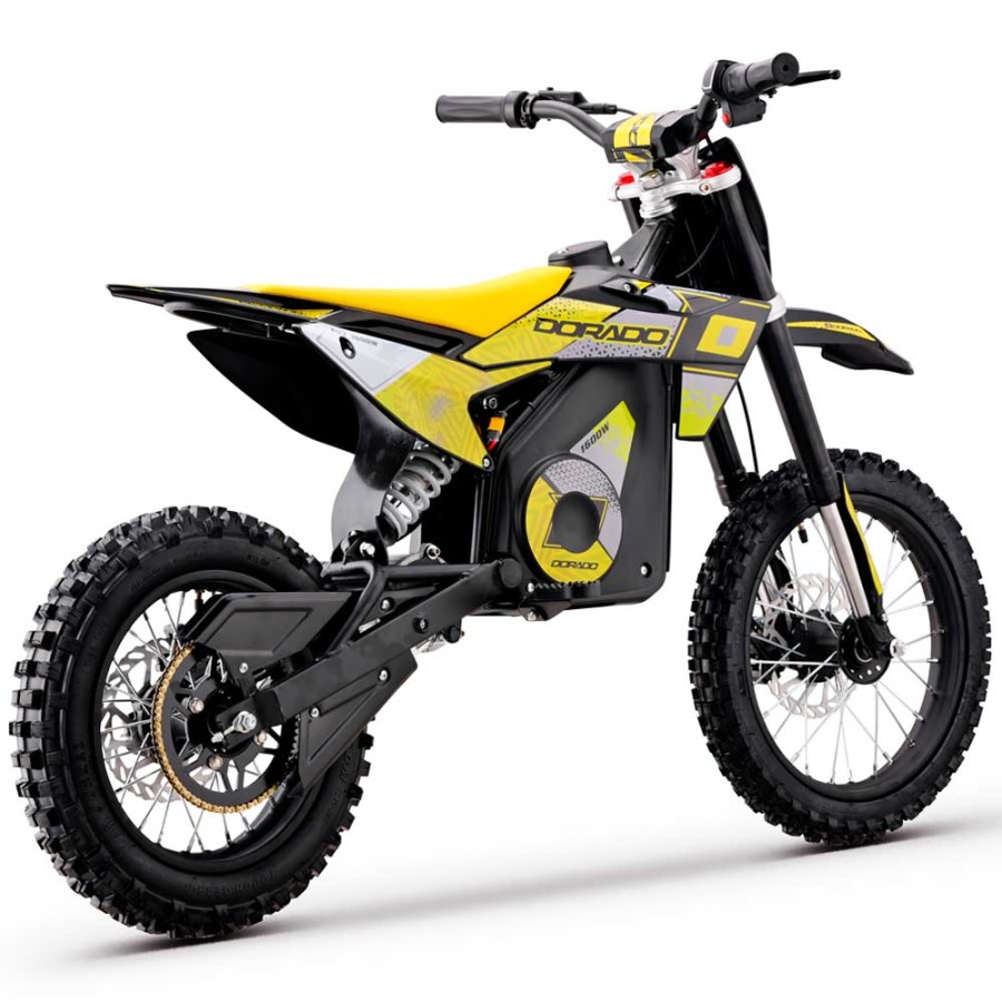 Pit Bike Eléctrica 1600W DORADO PD7 14/12" - motosapollo.com