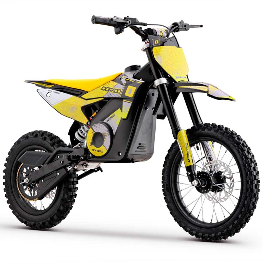 Pit Bike Eléctrica 1600W DORADO PD7 14/12" - motosapollo.com