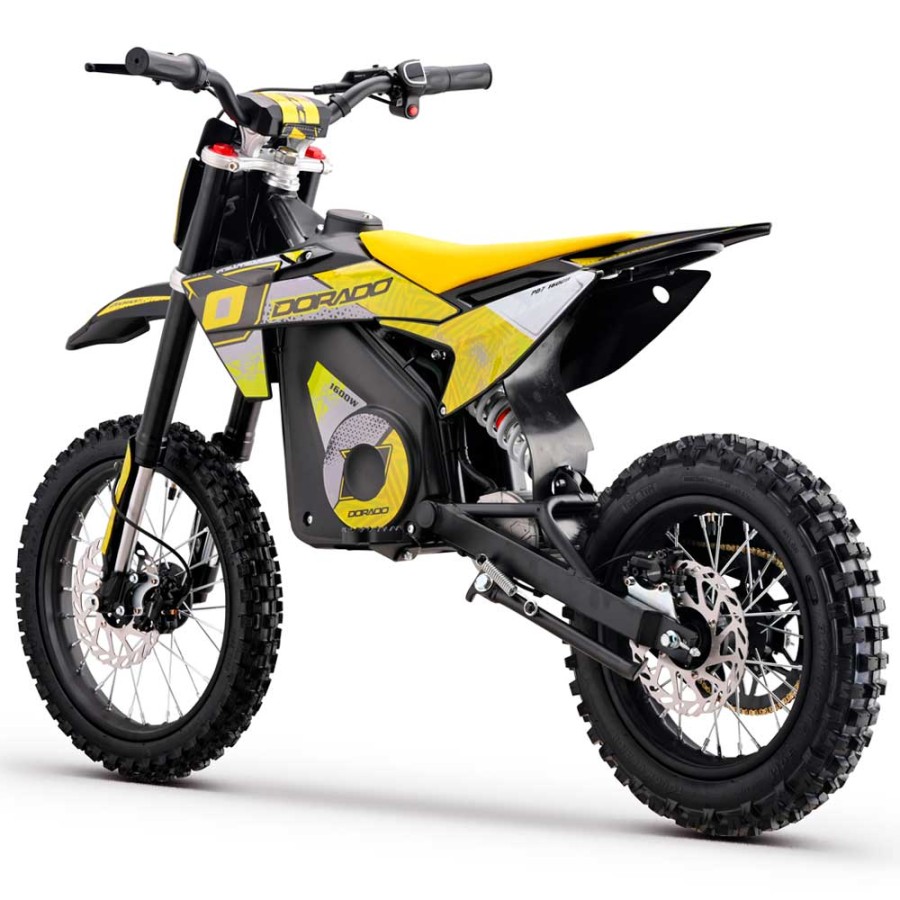 Pit Bike Eléctrica 1600W DORADO PD7 14/12" - motosapollo.com