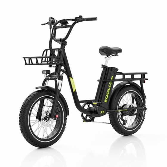 Bicicleta eléctrica KOOLUX X7 250W 48V 25Ah 20” fat bike
