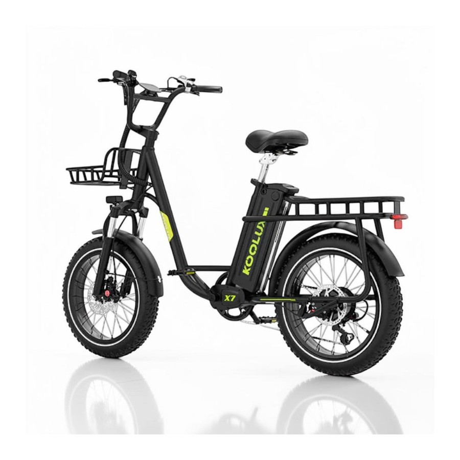 Bicicleta eléctrica KOOLUX X7 250W 48V 25Ah 20” fat bike