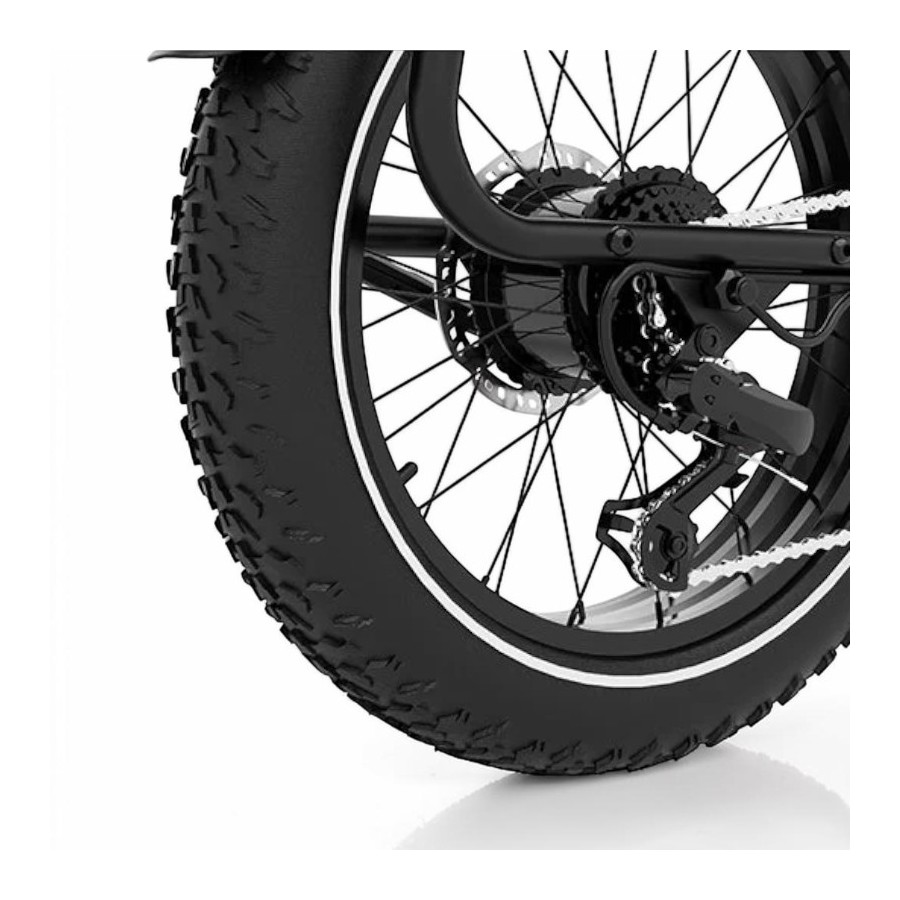 Bicicleta eléctrica KOOLUX X7 250W 48V 25Ah 20” fat bike