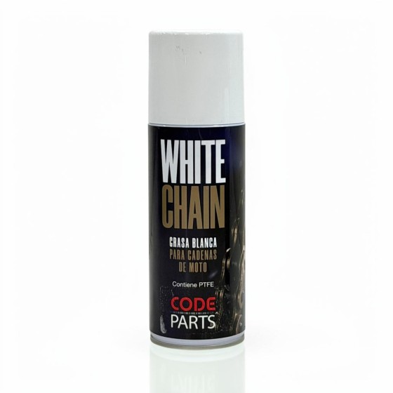Spray grasa cadena WHITE-CHAIN 400ml con PTFE - motosapollo.com