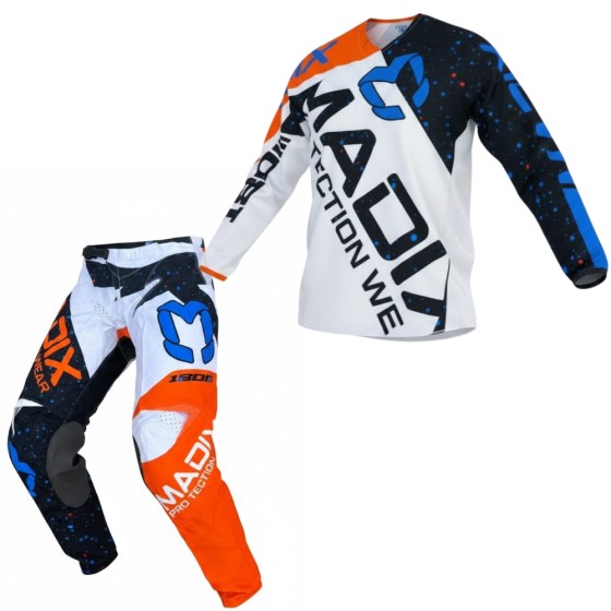 Equipación Cross Adulto MADIX Naranja - www.motosapollo.com