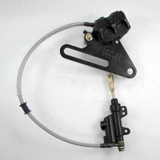 Kit freno trasero pit bike con pistones grandes 2