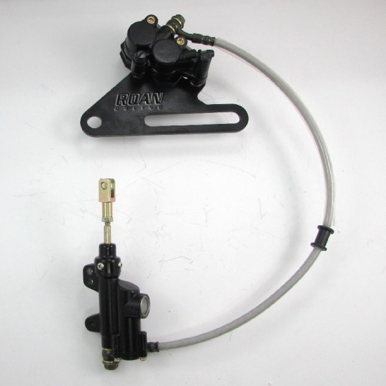 Kit freno trasero pit bike con pistones grandes