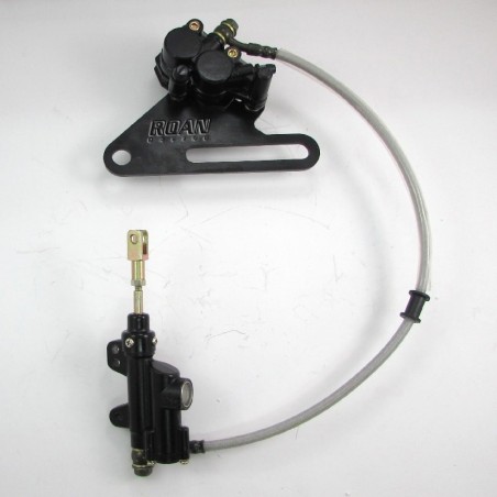 Kit freno trasero pit bike con pistones grandes
