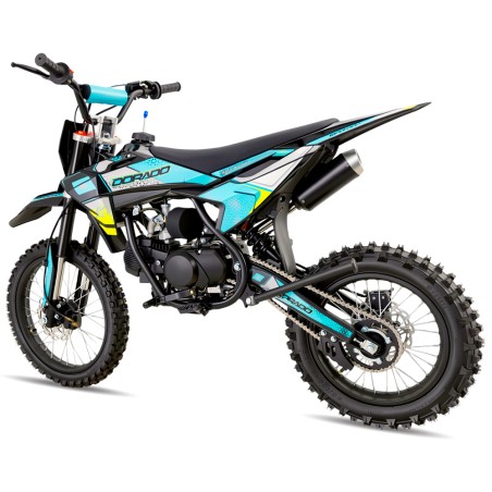 Pit Bike Dorado DMX 140cc 17/14" 4T Refrigeración por Aceite - MOTOSAPOLLO.COM