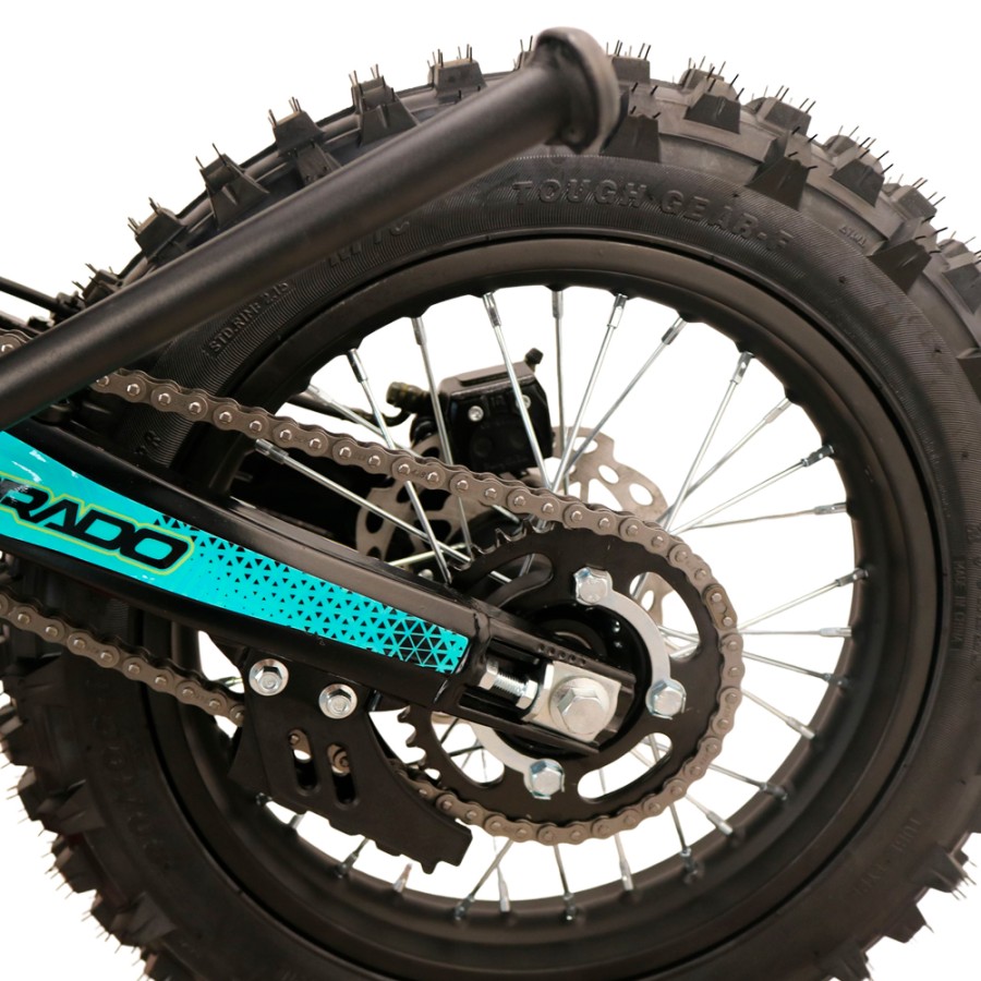 Pit Bike Dorado DMX 140cc 17/14" 4T Refrigeración por Aceite - MOTOSAPOLLO.COM
