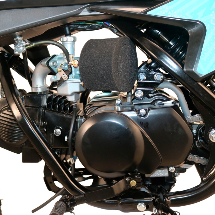 Pit Bike Dorado DMX 140cc 17/14" 4T Refrigeración por Aceite - MOTOSAPOLLO.COM