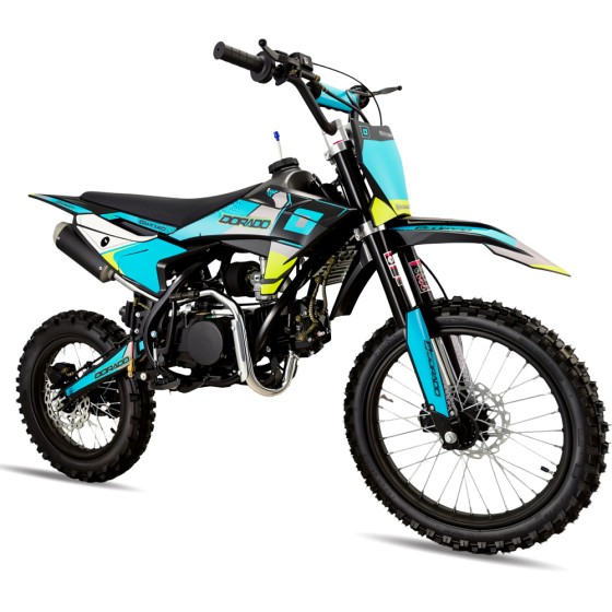 Pit Bike Dorado DMX 140cc 17/14" 4T Refrigeración por Aceite - MOTOSAPOLLO.COM 2