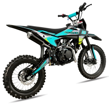 Pit Bike Dorado DMX 140cc 17/14" 4T Refrigeración por Aceite - MOTOSAPOLLO.COM