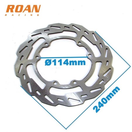 Disco freno 240mm roan fire trasero - Motosapollo