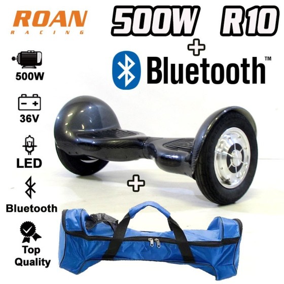 Monociclo Electrico Roan Smart 500W R10 Bluetooth - Motosapollo
